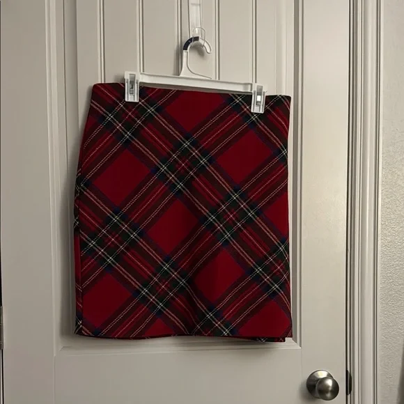 Plaid Red Skirt 2X - Picture 1 of 3